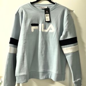 FILAS light blue sweat shirt (BOGO FREE: SEE PAGE)
